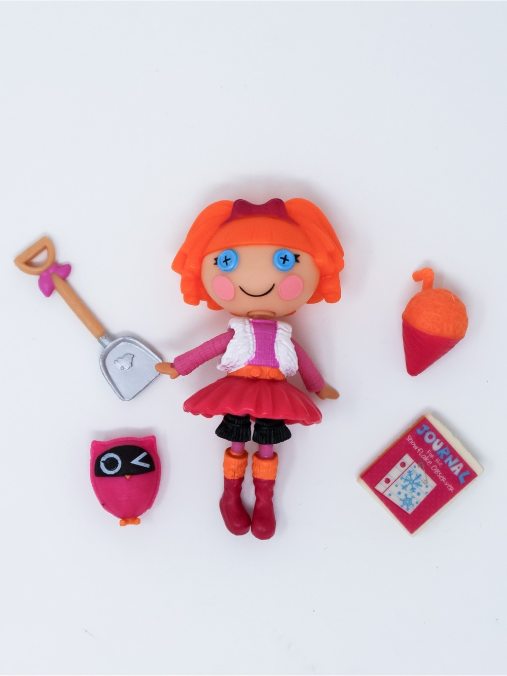 Bea Spells-a-lot mini Lalaloopsy 3” Doll with accessories.